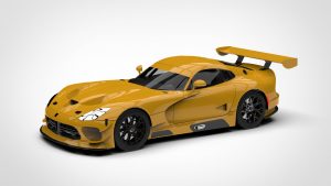 道奇 蝰蛇 DODGE Viper GR3 2017 3D模型-启模网