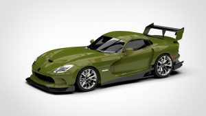道奇 蝰蛇 DODGE Viper GTS Targa Widebody 2015 3D模型-启模网