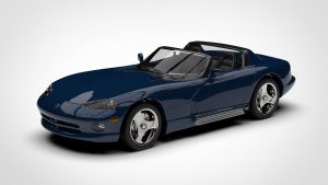 道奇 蝰蛇 DODGE Viper SR1 3D模型-启模网