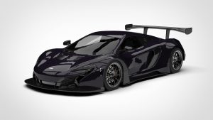 迈凯伦 650S McLaren 650S GT3 Debaged Low Poly 3D模型-启模网