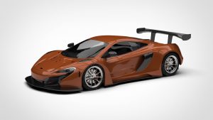 迈凯伦 650S McLaren 650S GT3 High Poly 3D模型-启模网