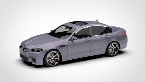 宝马 M5 BMW M5 2014 F10 3D模型-启模网