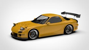 马自达 RX-7 Mazda RX-7 Custom 3D模型-启模网