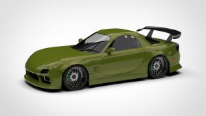 马自达 RX-7 Mazda RX-7 Modified 3D模型-启模网
