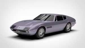 玛莎拉蒂 Ghibli Maserati Ghibli 1970 3D模型-启模网