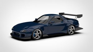 马自达 RX-7 Mazda RX-7 Tuned 3D模型-启模网