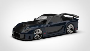 马自达 RX-7 Mazda RX-7 Veilside Fortune 3D模型-启模网