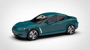 马自达 RX-8 Mazda RX-8 2004 3D模型-启模网