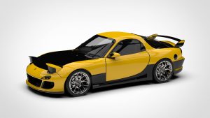 马自达 RX-7 Mazda RX-7 3D模型-启模网