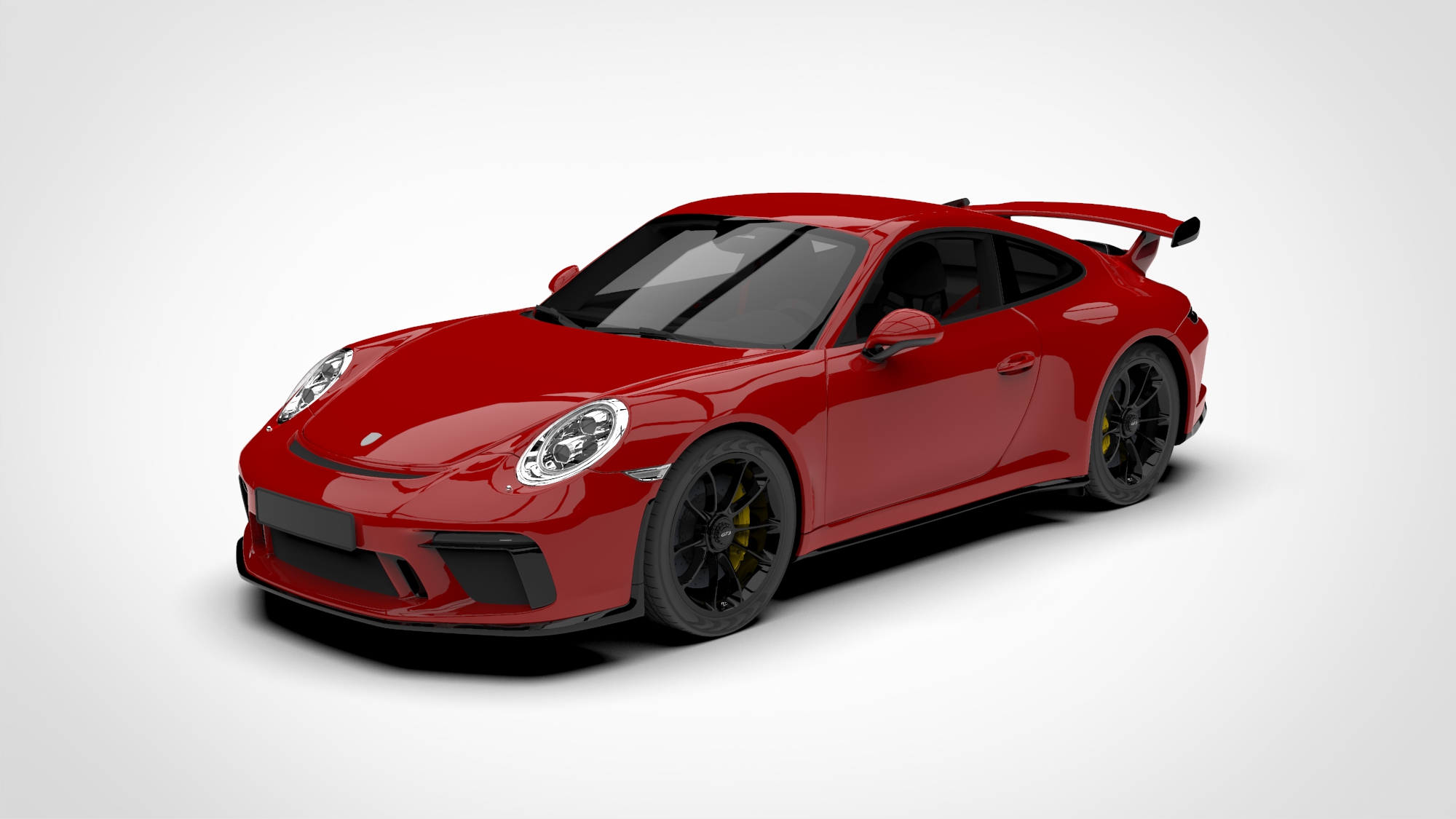 Porsche 911 gt3 2018 3d模型