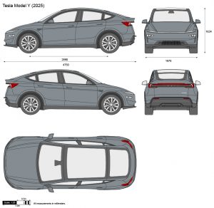 特斯拉Tesla 焕新Y 2025-启模网