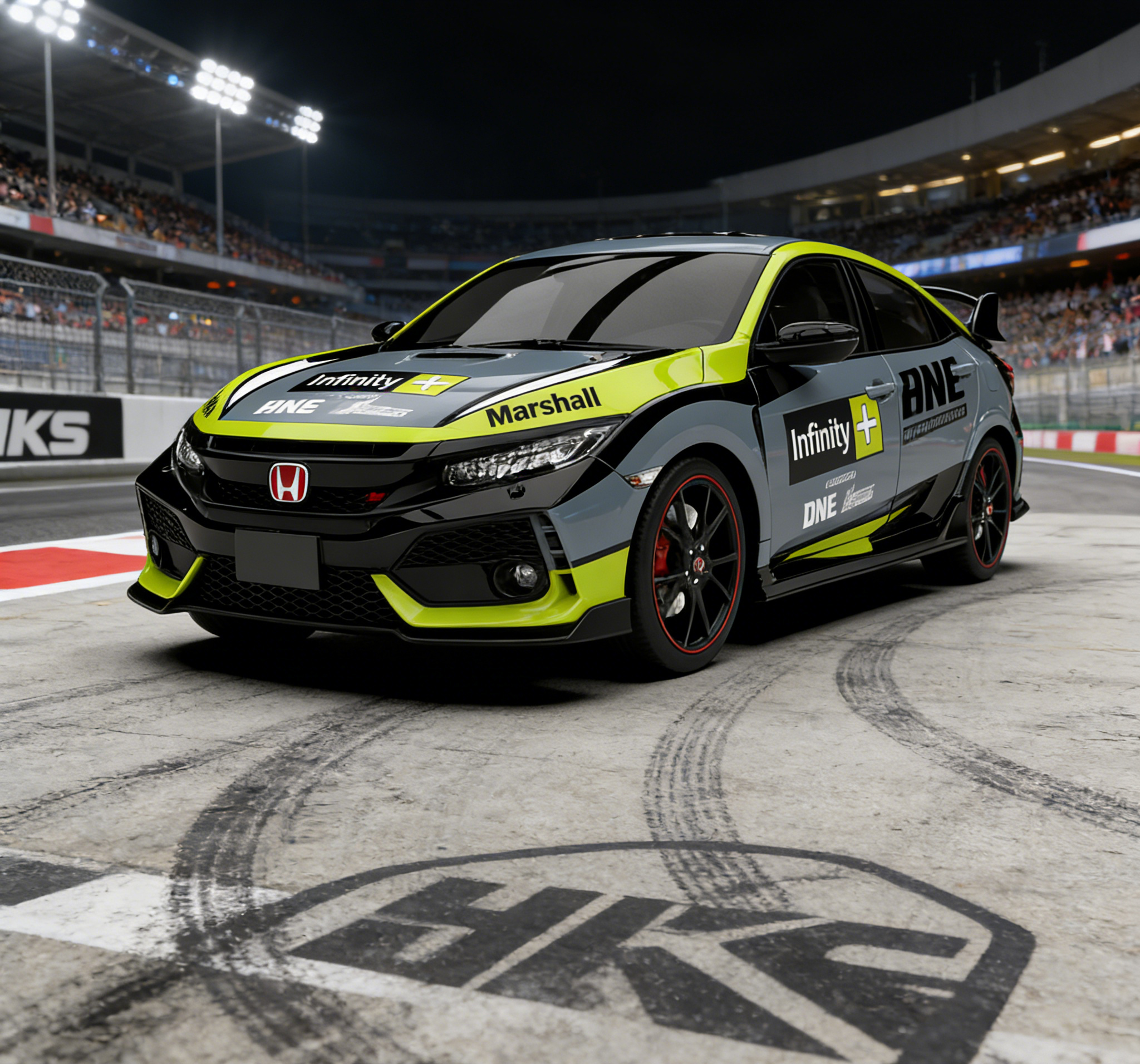 本田思域十代TYPER 赛道风涂装-启模网