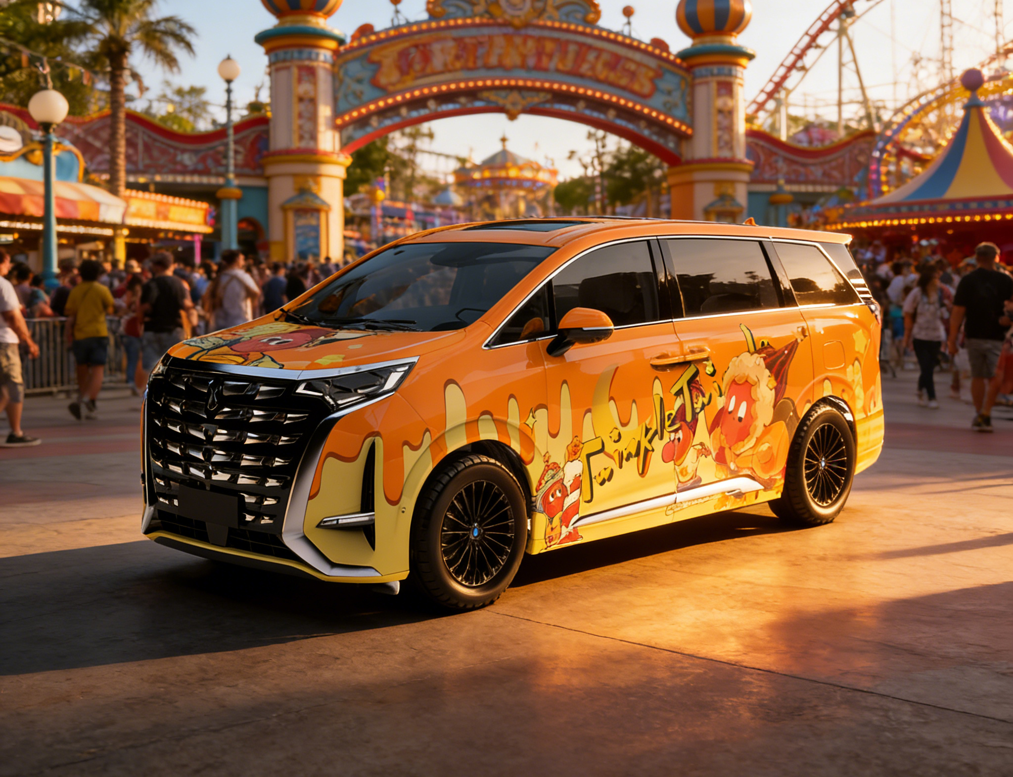 腾势D9 2024款 星星人涂装-启模网