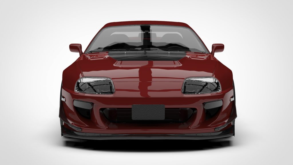 图片[1]-Toyota Supra JZA80 MKIV Ridox Aero Kit 2008