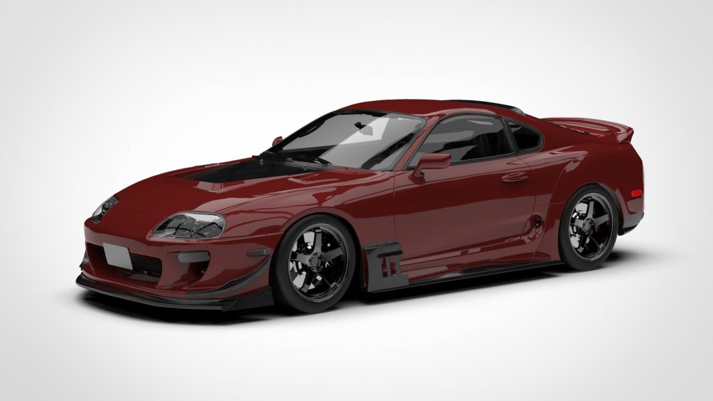 丰田 Supra Toyota Supra JZA80 MKIV Ridox Aero Kit 2008 3D模型-启模网