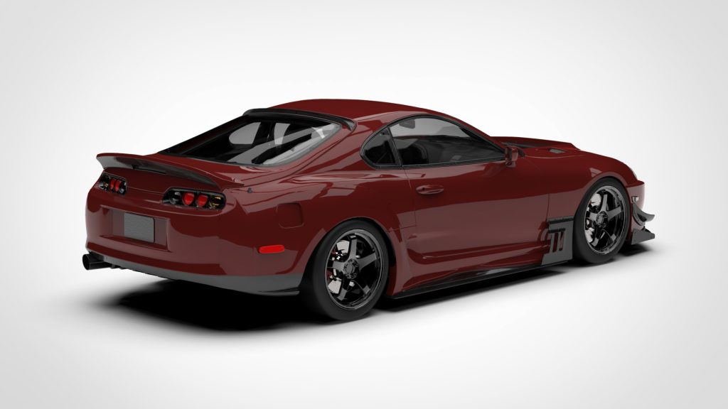 图片[5]-Toyota Supra JZA80 MKIV Ridox Aero Kit 2008