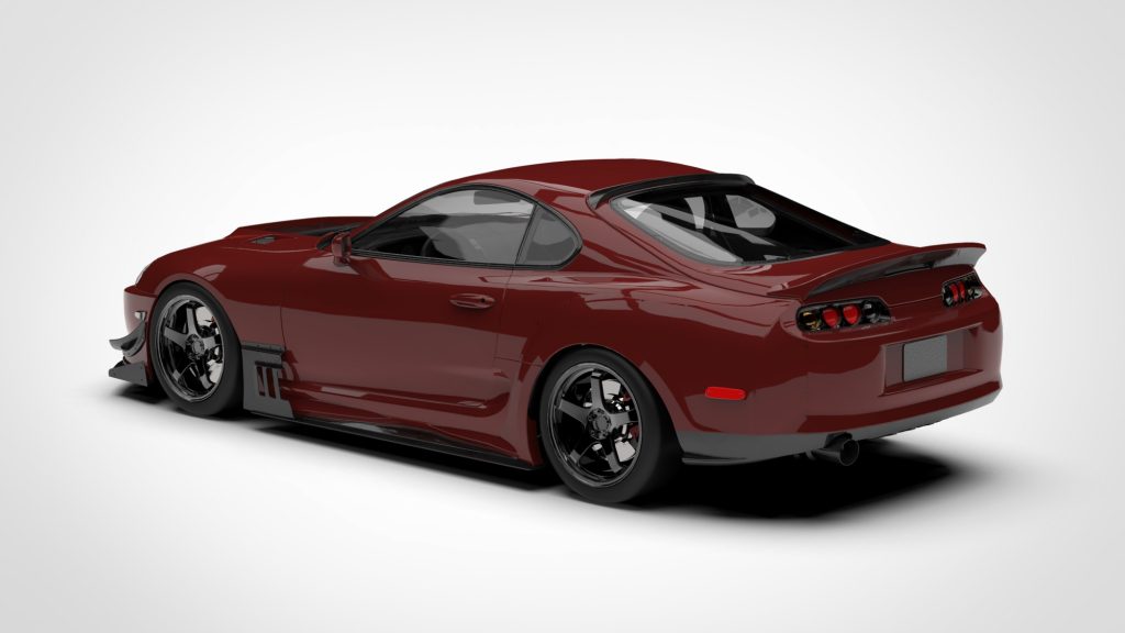 图片[4]-Toyota Supra JZA80 MKIV Ridox Aero Kit 2008