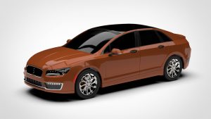林肯 MKZ Lincoln MKZ 2020 3D模型-启模网