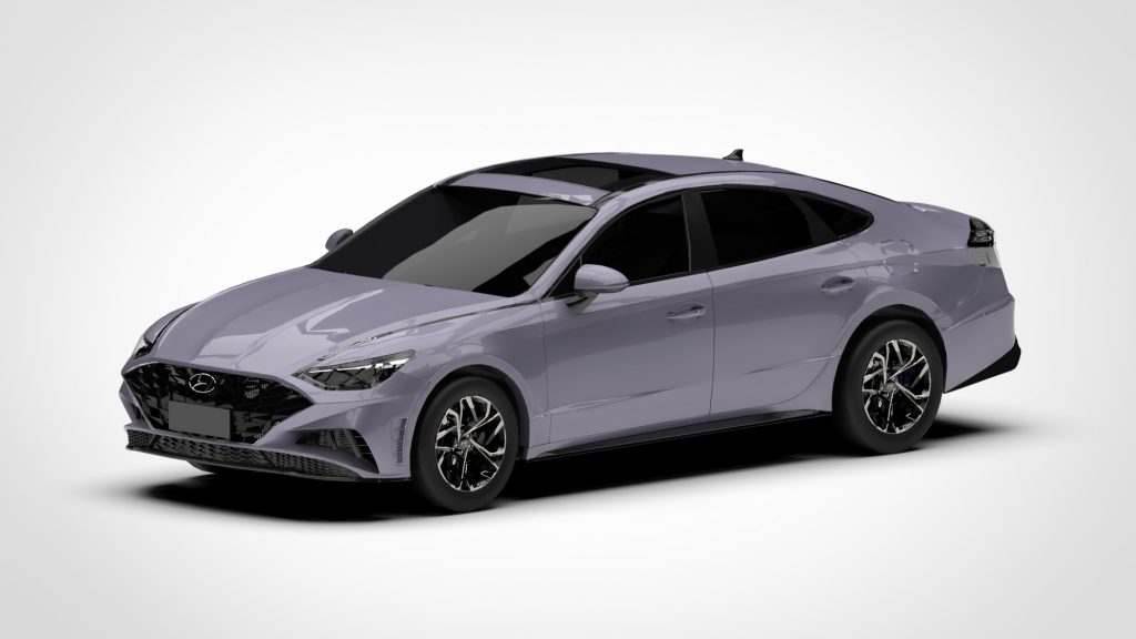 图片[2]-现代 索纳塔 HYUNDAI Sonata 2020 3D模型-启模网