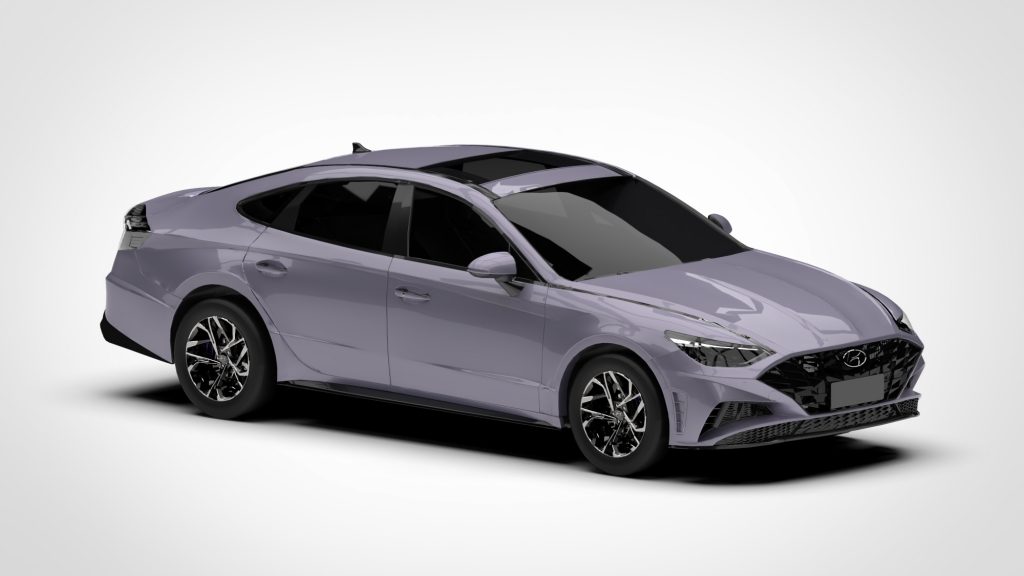 图片[3]-现代 索纳塔 HYUNDAI Sonata 2020 3D模型-启模网