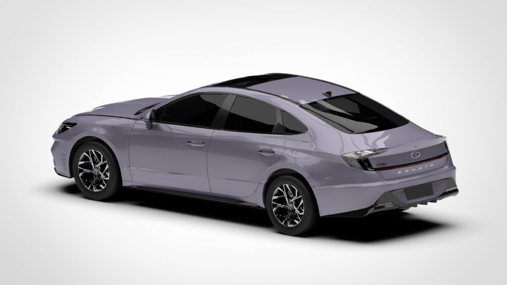 图片[4]-现代 索纳塔 HYUNDAI Sonata 2020 3D模型-启模网