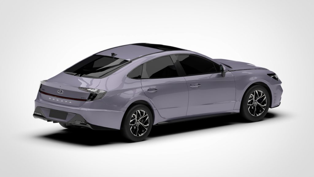 图片[5]-现代 索纳塔 HYUNDAI Sonata 2020 3D模型-启模网